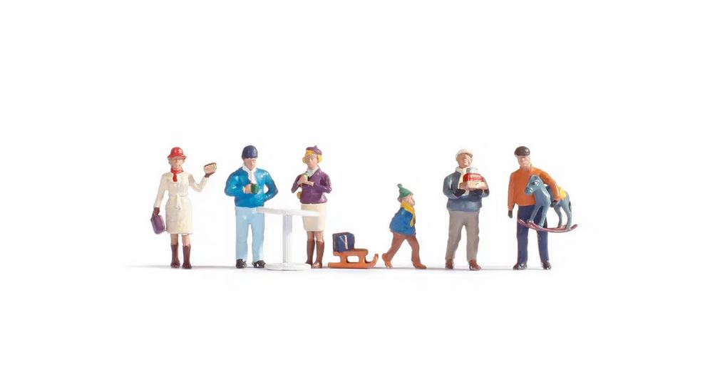 Noch 15926 Weihnachtsmarkt 1:87 Spur H0 NEU OVP Figuren