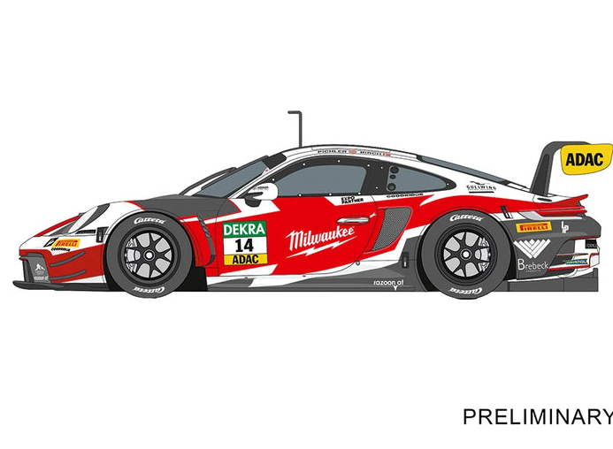 Carrera 50051051 Porsche 911 GT3 R "Razoon – more than racing" Hybrid
