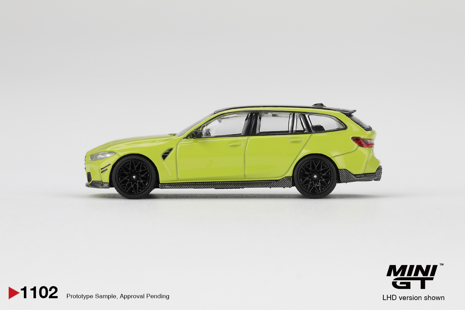 Mini GT 1102 BMW M3 (G82) Touring Sao Paulo Yellow 2025 1:64 NEU