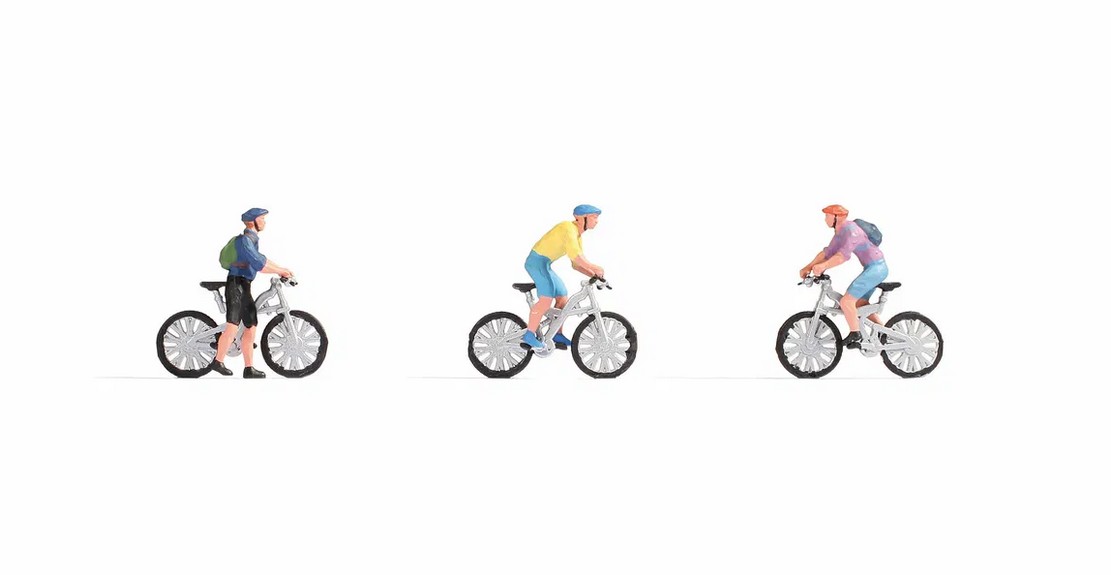 Noch 15899 Mountainbiker 1:87 Spur H0 NEU OVP Figuren