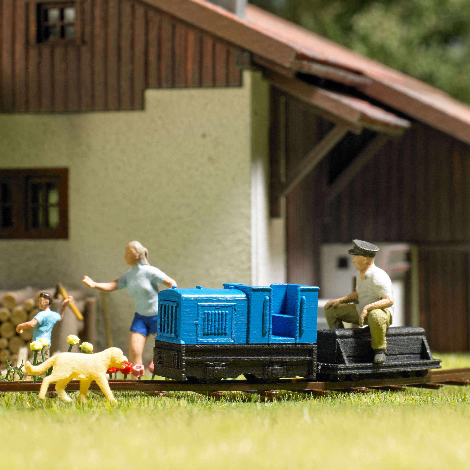 Busch 79828 Action Set Gartenbahn 1:87 Spur H0 Neu OVP