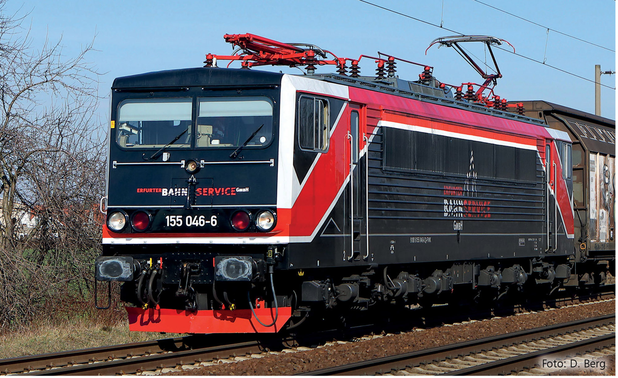 Tillig 04328 Elektrolokomotive BR 155 der Erfurter Bahnservice GmbH