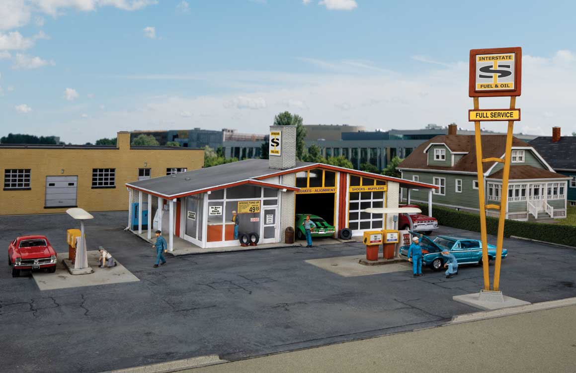 Walthers 933-3541 Historische Tankstelle 1:87 Spur H0 Bausatz Neu OVP