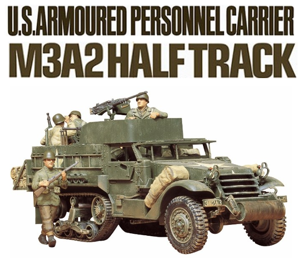 Tamiya 35070 1:35 US M3A2 Halbkette mit Bes. (9)