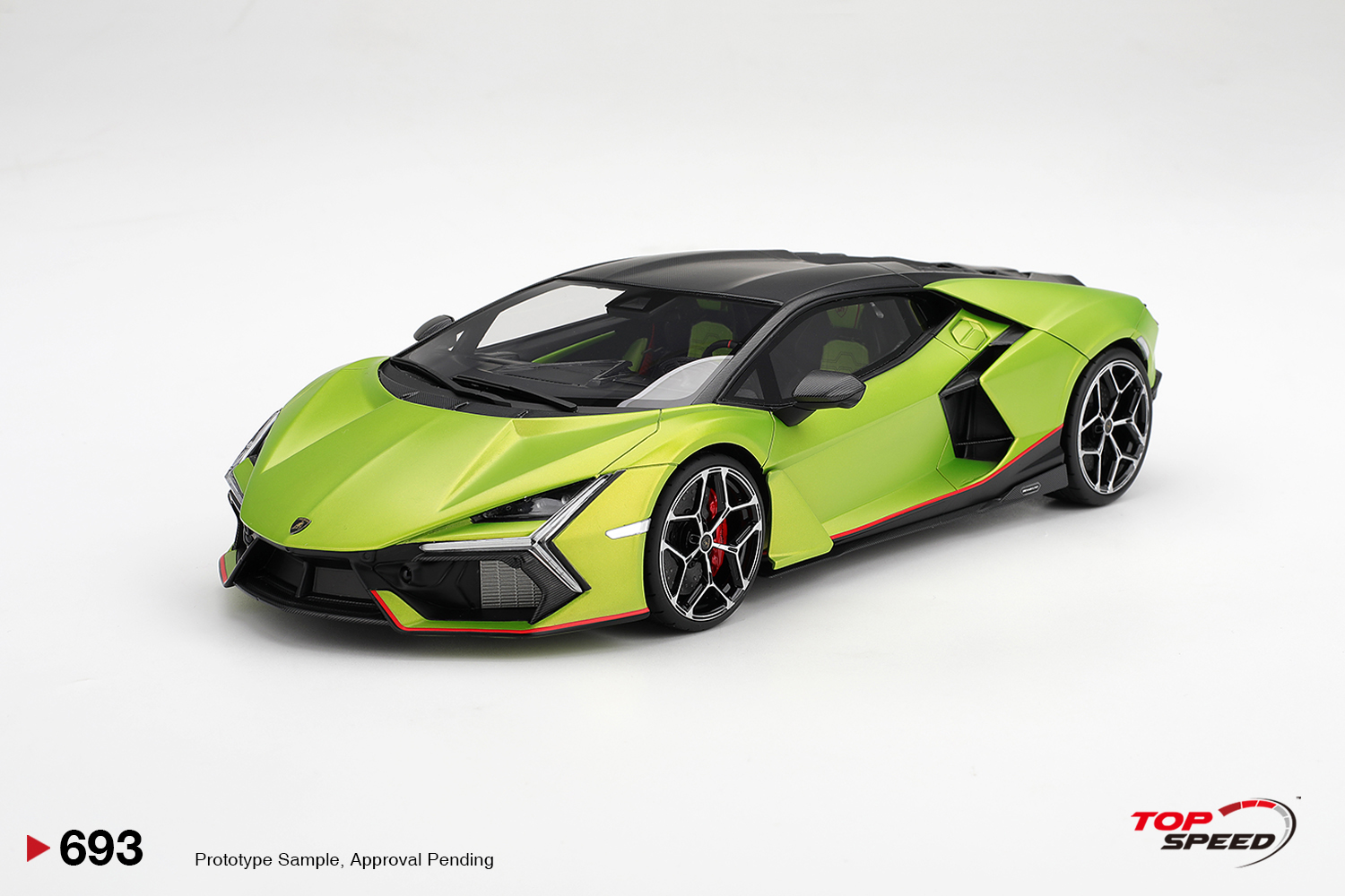 Top Speed 693 1:18 LAMBORGHINI REVUELTO VERDE CITREA MATT 2026