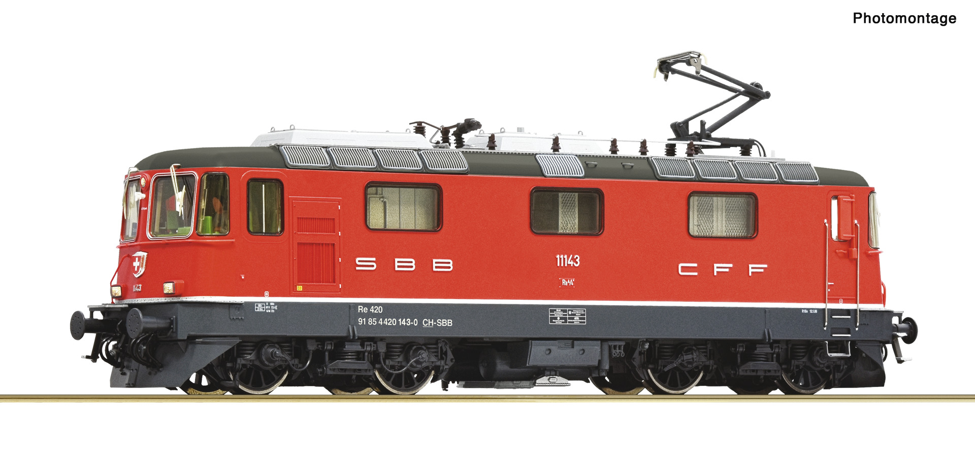 Roco 7510222 Elektrolokomotive Re 4/4II 11143