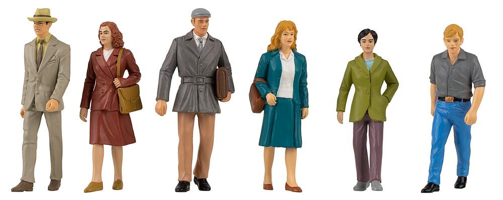 Pola 331509 6 Fußgänger 1:22,5 Spur G Neu OVP Figuren