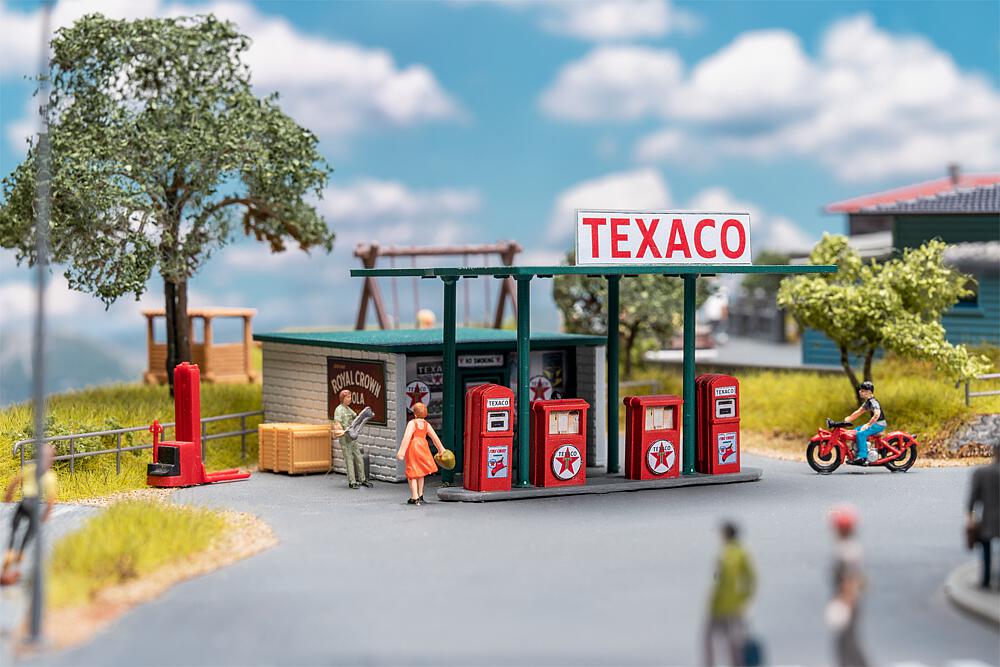 Faller 134105 Tankstelle TEXACO Spur H0