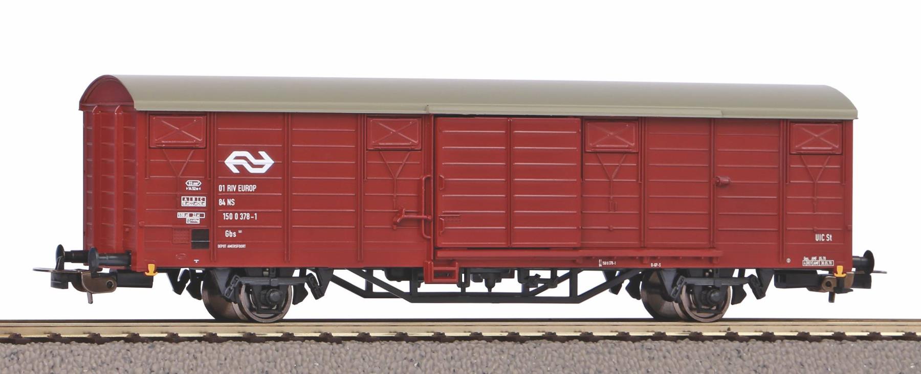 Piko 58996 Gedeckter Güterwagen Gbs 181 NS IV - Spur H0 - DC