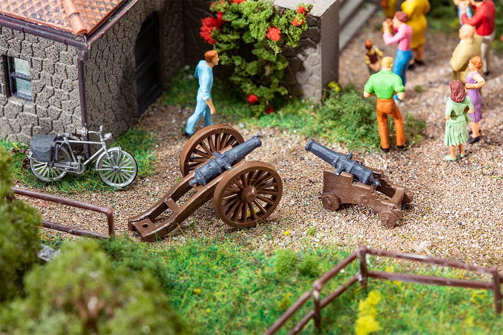 Faller 180336 3 Historische Kanonen - 1:87 Spur H0 - Bausatz - Neu - OVP