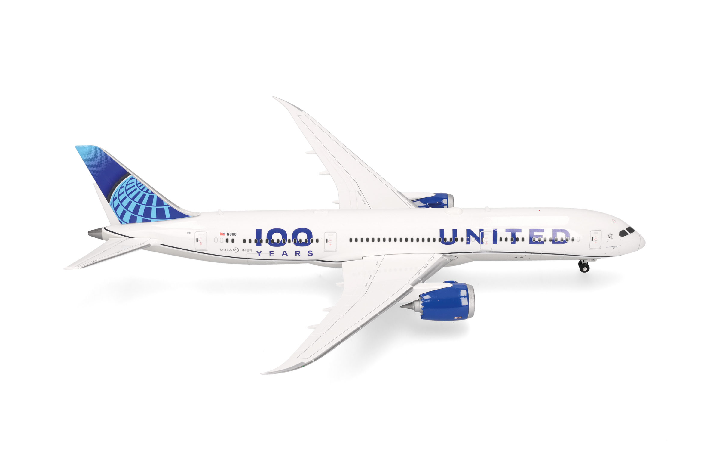 Herpa 573733 B787-9 United 100 Years