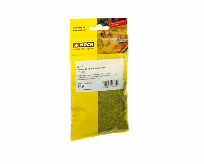 Noch 08310 Streugras “Sommerwiese” 2,5 mm 20 g Beutel NEU OVP