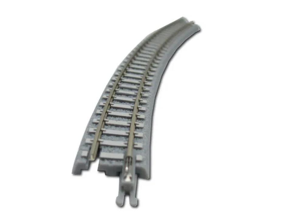 Rokuhan R053 Gleis gebogen R245-30° mit Betonschwellen Spur Z