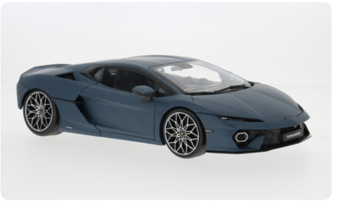 Bburago 18-11052 Lamborghini Temerario 2025 blau 1:18 Standmodell NEU