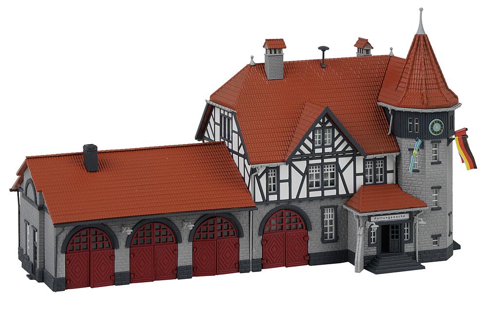 Faller 232194 Rathaus mit Feuerwache 1:160 Spur N Bausatz Neu