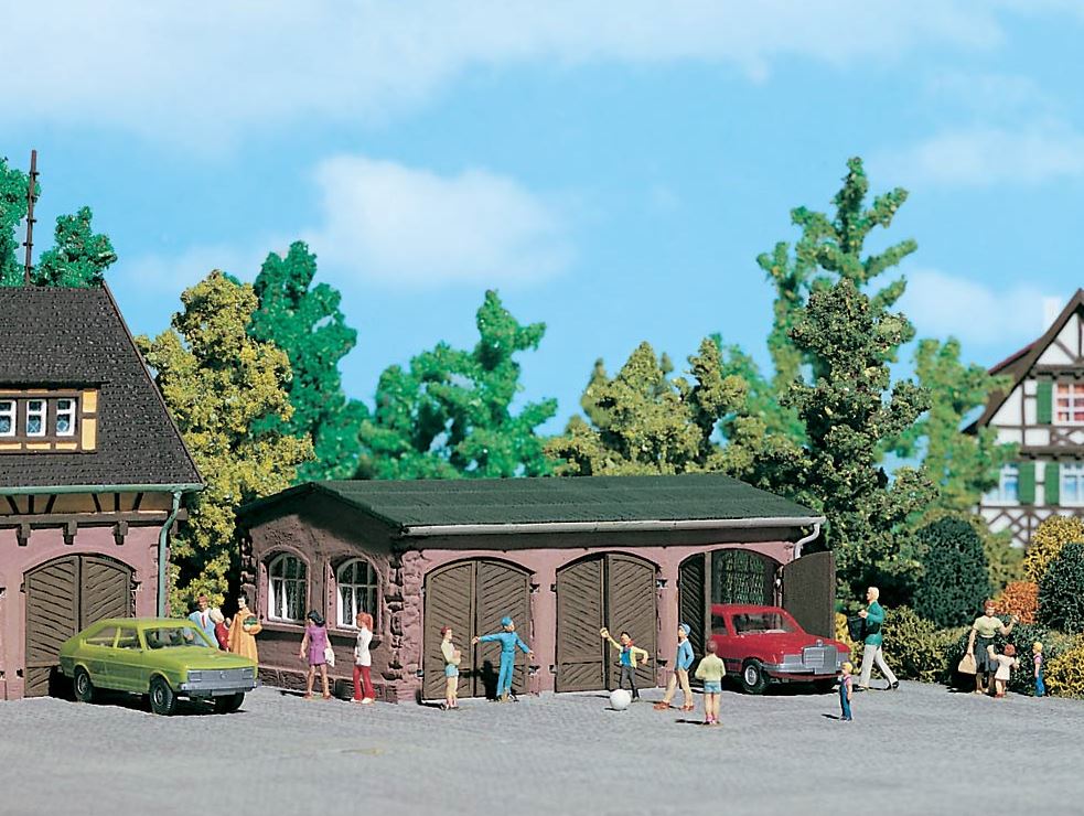 Vollmer 43757 H0 Garage, dreiständig