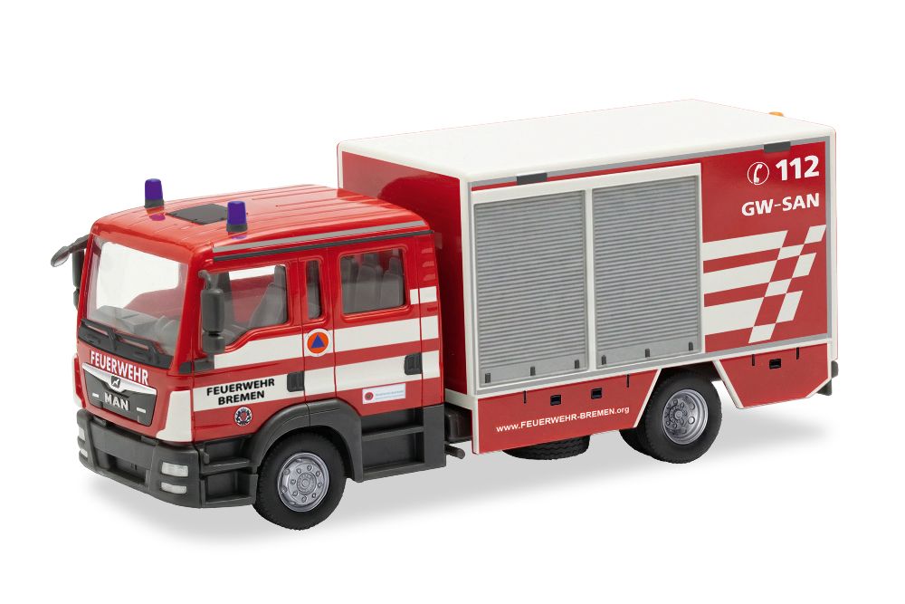 Herpa 099592 MAN TGL Euro6 GW-SAN FW Bremen 1:87