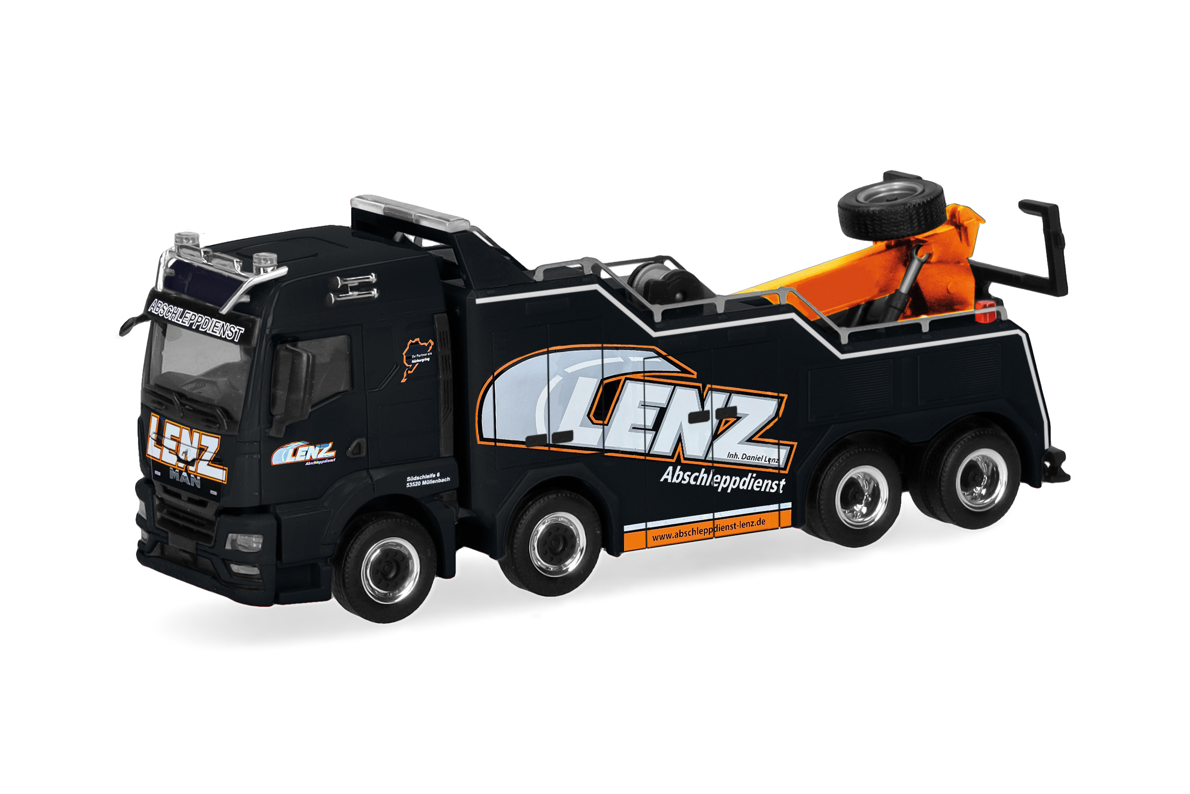 Herpa 320634 MAN TGS TM Empl Bison Bergef.
