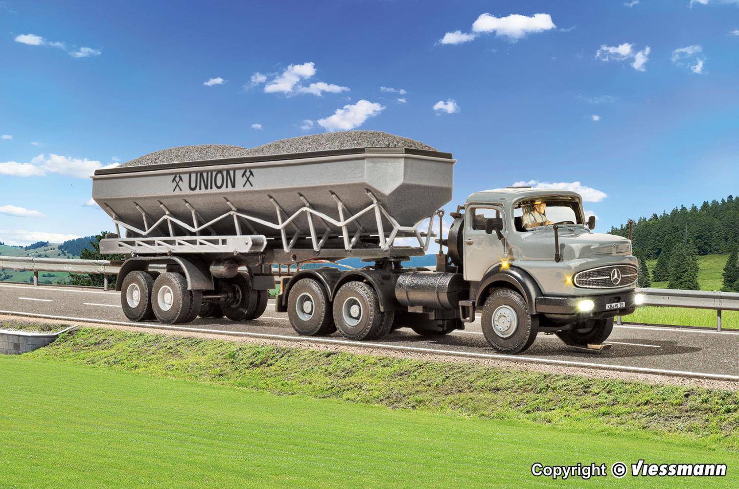 Viessmann 8035 MB Rundhauber 3-achs Kohlenkuli UNION 1:87 Spur H0