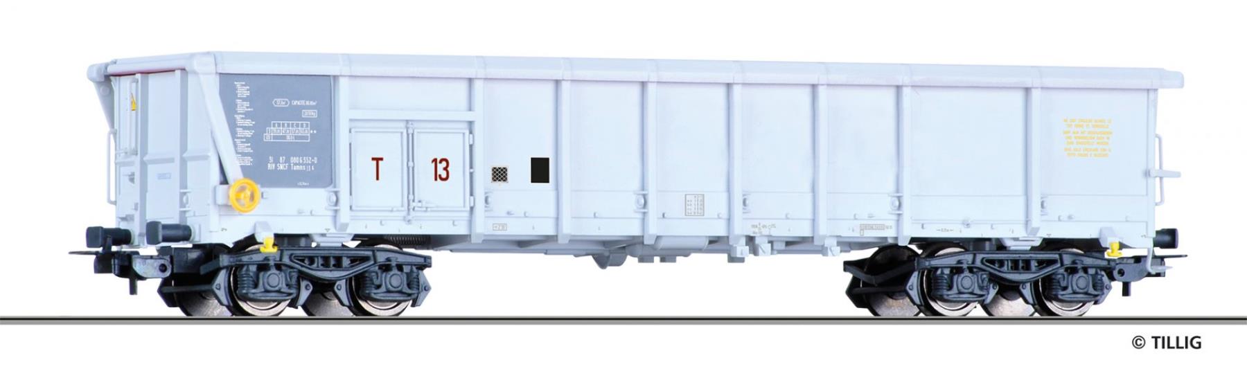 Tillig 77034 Rolldachwagen Tamns SNCF, Ep.V, H0 1:87, NEU OVP