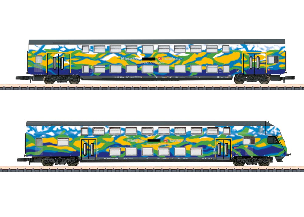 Märklin 87307 Doppelstockwagen-Set "Touristik" 2 (DB AG) Spur Z