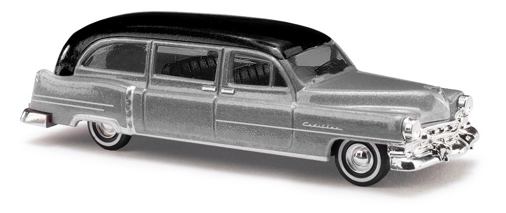 Busch 43480 Cadillac'52 Station W.»Metallica«,Silber - 1:87 - Neu