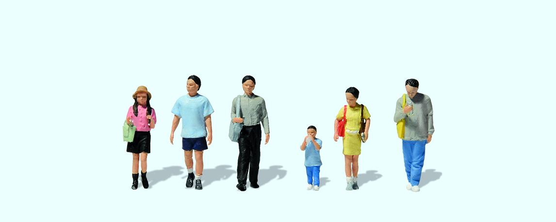 Preiser 10812 Chinesische Passanten (1) 1:87 Spur H0