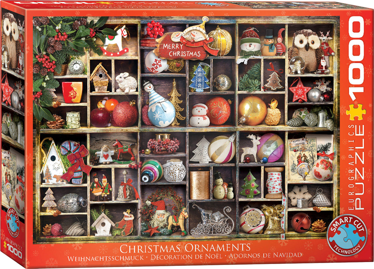 EUROGRAPHICS 6000-0759 Weihnachtsschmuck 1000 Teile Puzzle NEU OVP
