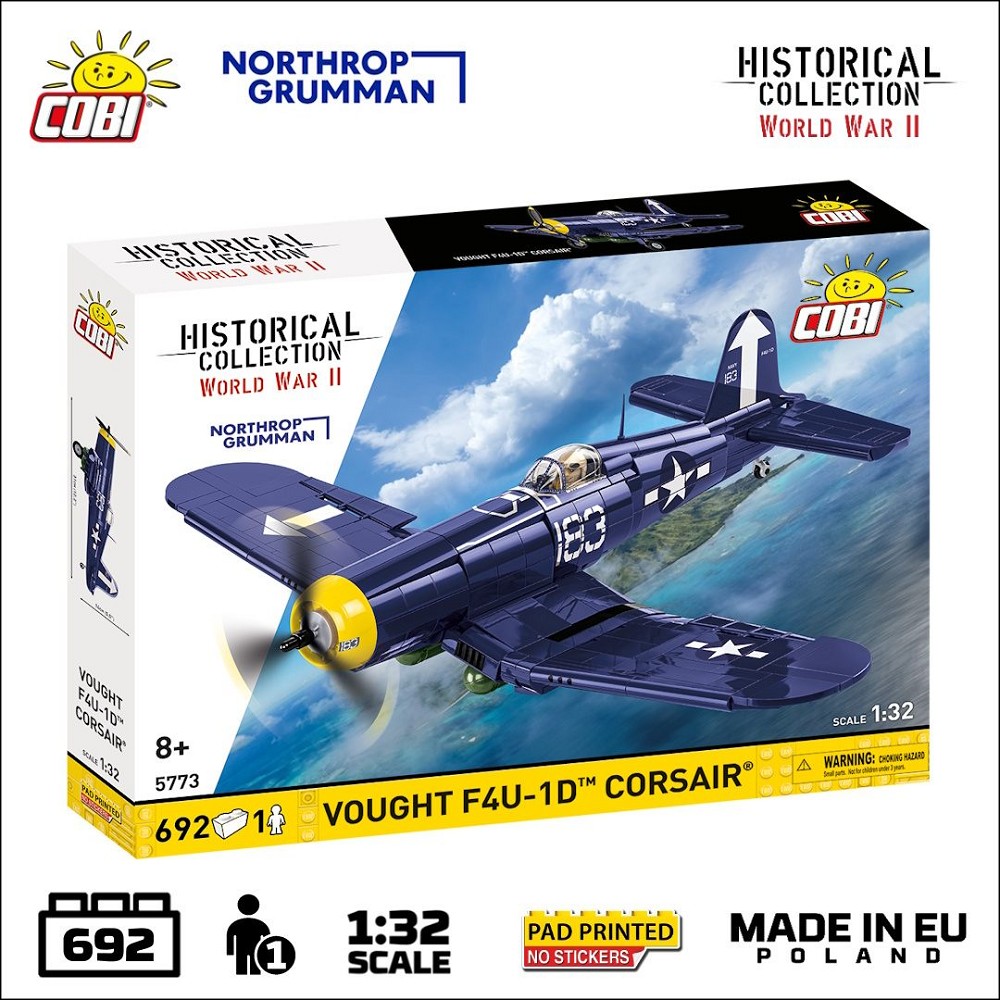 Cobi 5773 VOUGHT F4U-1 CORSAIR 650 PCS WWII 1:32