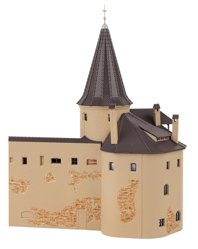 Faller 130825 Pulverturm mit Wehrgang 1:87 Spur H0 Bausatz Neu