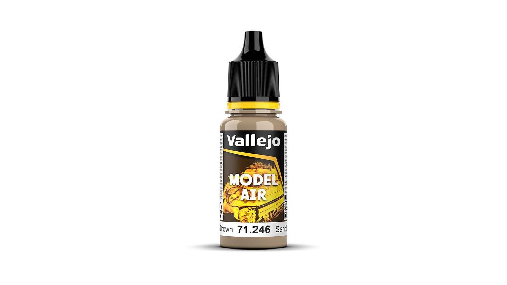 Vallejo 71246 Gelbbraun, 18 ml Model Air NEU
