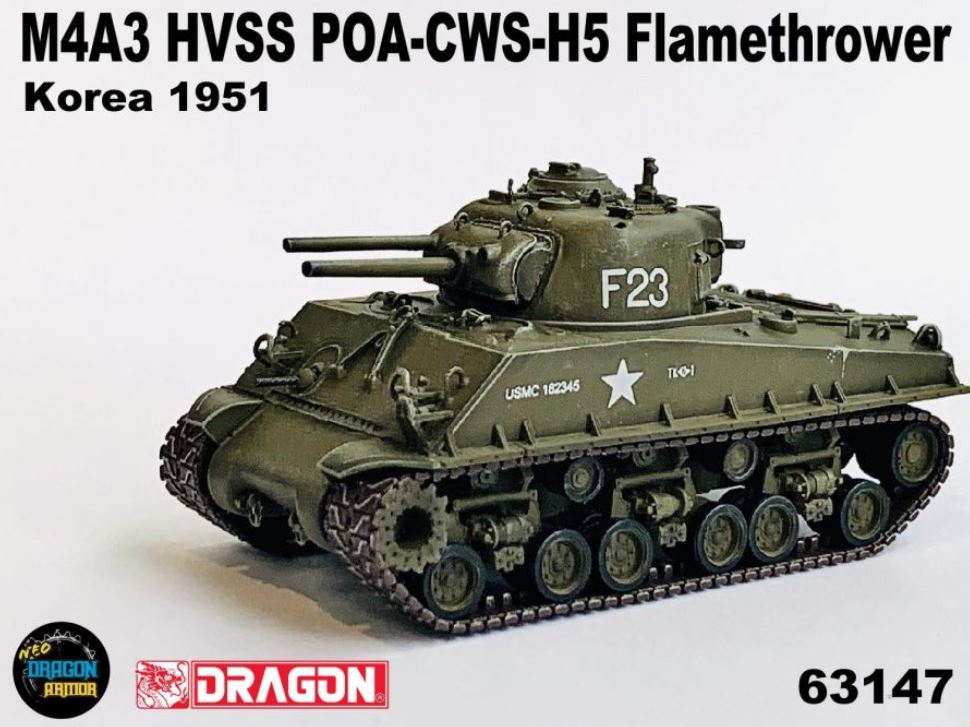 Dragon 63147 M4A3 HVSS POA-CWS-H5 Flamethrower Korea 1:72