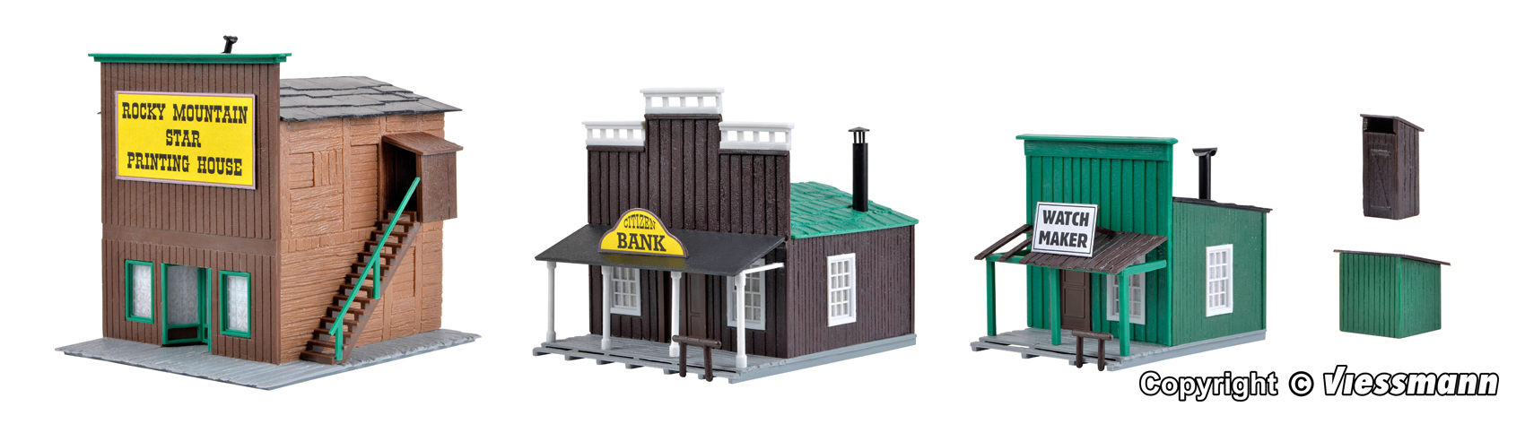 Kibri 38508 Westernhäuser Ensemble Bank 1:87 Spur H0 Bausatz