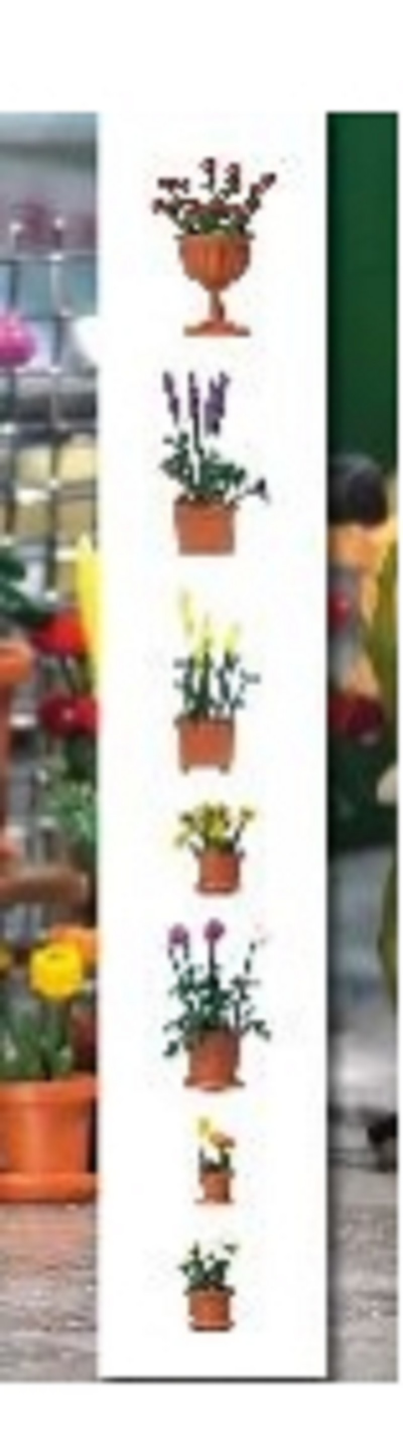 Busch 1209 Blumentopf Set