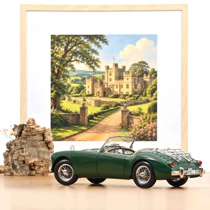 Norev 182610 MGA 1955 British Racing Green 1:18 Standmodell NEU