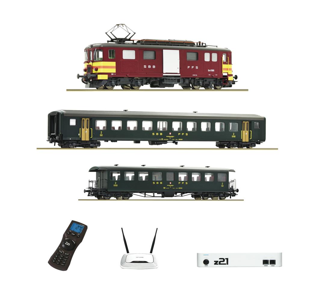 Roco 51339 z21 Digitalset Elektro-Gepäcktriebwgn De 4/4 Spur H0