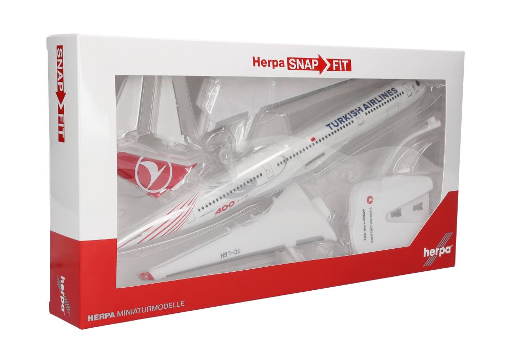 Herpa 614689 Turkish Airlines Airbus A350-900 "400th" 1:200 Snap-Fit