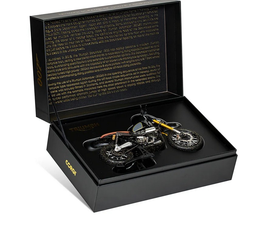 Corgi CC08403 James Bond Triumph Scrambler 1200XE (Norway) 1:12