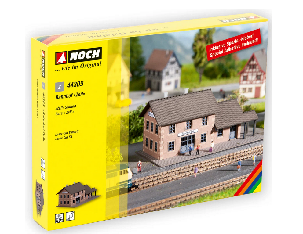 Noch 44305 Bahnhof “Zeil” 10,3x5,8 cm, 4,5 cm hoch 1:220 Spur Z