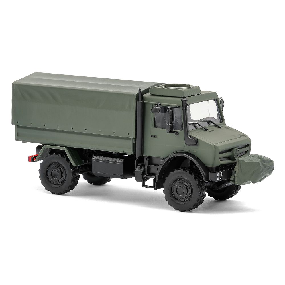 Busch 51058 Mercedes-Benz Unimog U5023 Militär mit Seilwinde 1:87