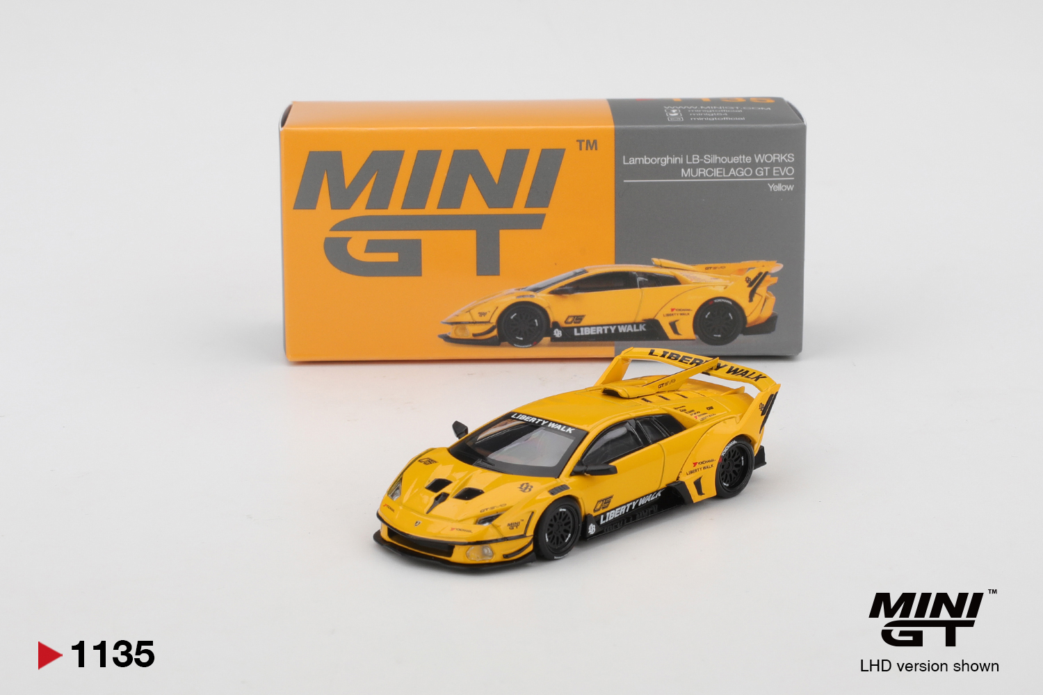 Mini GT 1135 Lamborghini MURCIELAGO LB-Silhouette WORKS 1:64