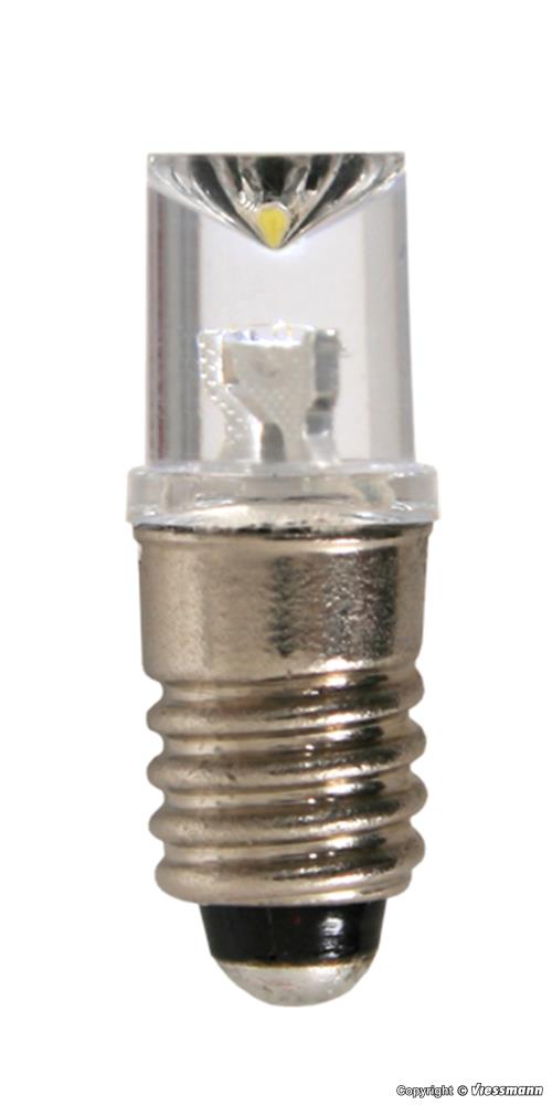 Viessmann 6019 LED-Leuchte weiß mit Gewindefassung E 5,5 5 Stück