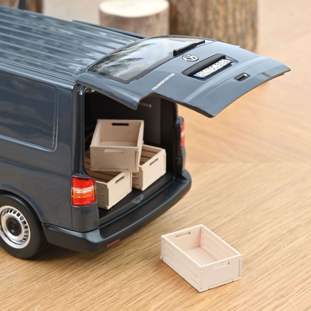 Norev 188616 VW Transporter 2003 Anthrazitgrau 1:18 Standmodell