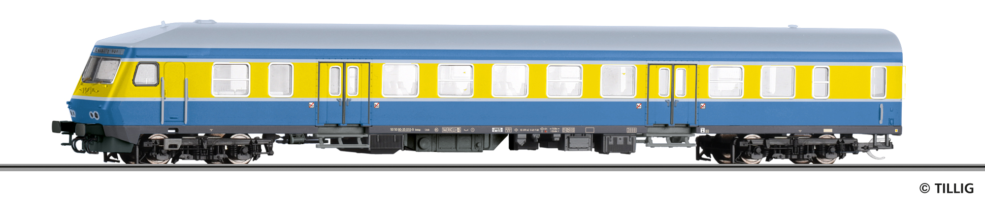 Tillig 12656 Steuerwagen „S-Bahn Leipzig“ der DB AG