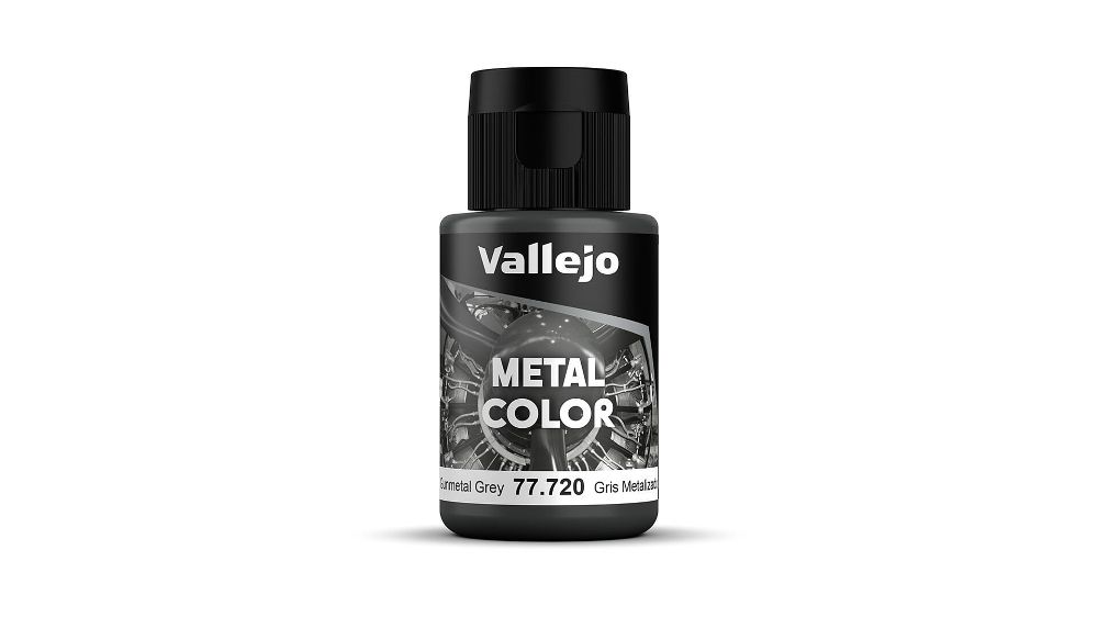 Vallejo 77720 Waffen Grau, 32 ml Metal Color NEU