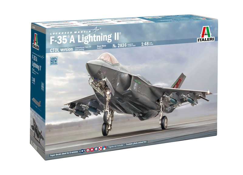 Italeri 2836 F-35 A Lightning II 1:48 Modellbausatz NEU OVP