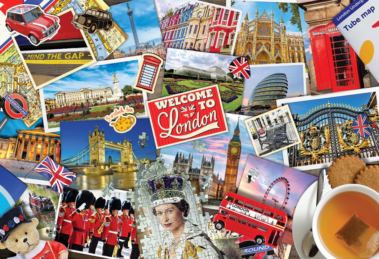 EUROGRAPHICS 8551-5779 London Bus Dose 550 Teile Puzzle