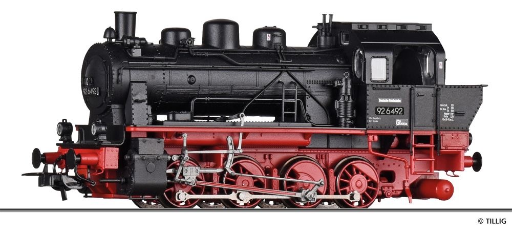 Tillig 72018 Dampflokomotive BR 92.64 der DR, Ep. III Spur H0