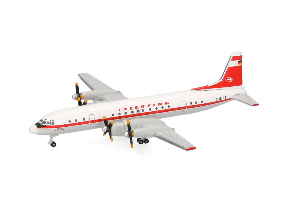 Herpa 538800 Interflug Ilyushin IL-18 1:500 Standmodell NEU OVP
