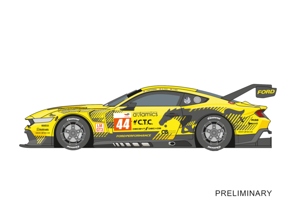 Carrera 20032120 Ford Mustang GT3 'Ford Performance, No.44' Digital 132